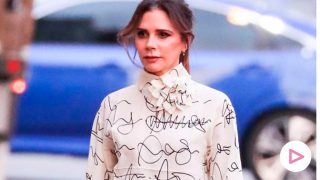 Victoria Beckham, durante la boda de Sergio Ramos y Pilar Rubio/ Gtres