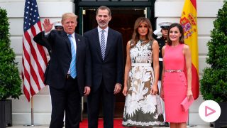 Los Reyes junto a Donald Trump y Melania en Washington / Gtres