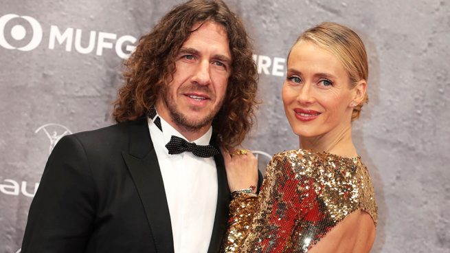 Carles Puyol y Vanesa Lorenzo