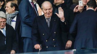 El rey Juan Carlos ha visto el último partido del Atlético de Madrid / Gtres