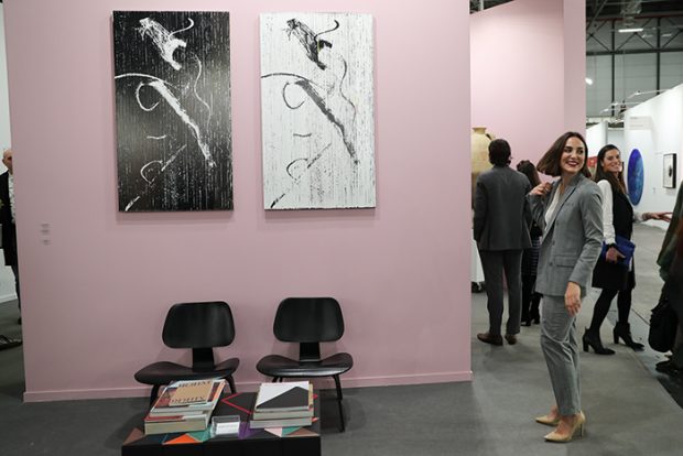 Tamara Falco durante la 39 edición de la Feria de Arte Contemporáneo/Gtres