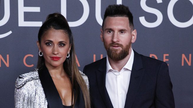 Antonela Roccuzzo y Leo Messi