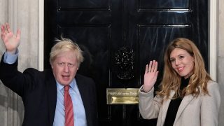 Carrie Symonds es la primera pareja de un Primer Ministro que convive con él en la residencia oficial sin estar casados/GTres