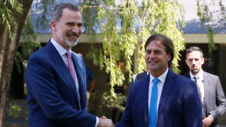 El rey Felipe almuerza con el presidente electo uruguayo/Gtres