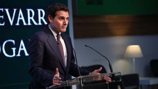 Albert Rivera durante la rueda de prensa en Madrid el 2 de marzo de 2020/ GTRES