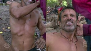 Hugo en ‘Supervivientes’/El gato encerrado