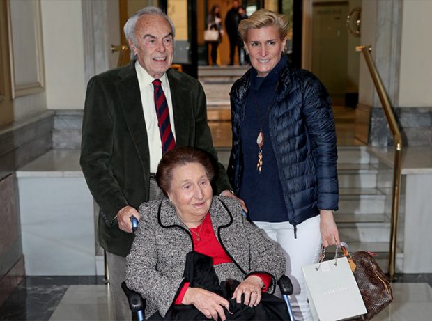 Doña Margarita en su 80 cumpleaños con su hija el año pasado. Imagen de archivo / GTres
