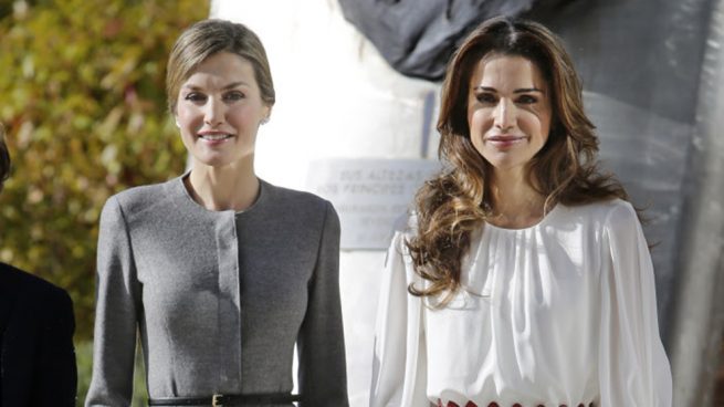 Reina Letizia y Rania de Jordania