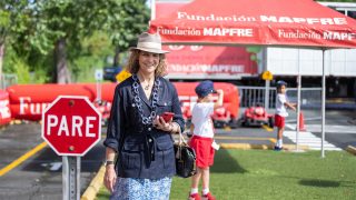 La infanta Elena en la visita al Parque de Seguridad Vial en Puerto Rico / Fundación Mapfre