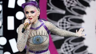 La cantante Katy Perry durante el Festival de Glastonbury. / Gtres