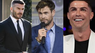 David Beckham, Chris Hemsworth y Cristiano Ronaldo. Tres padres estilosos y entregados / Gtres