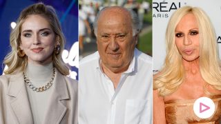 Chiara Ferragni, Amancio Ortega y Donatella Versace / Gtres