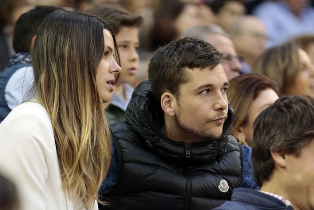 Laura Matamoros y Benji Aparicio durante un festejo taurino en Illescas/Gtres