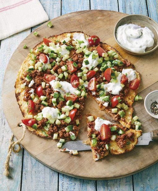 Pizza de coliflor