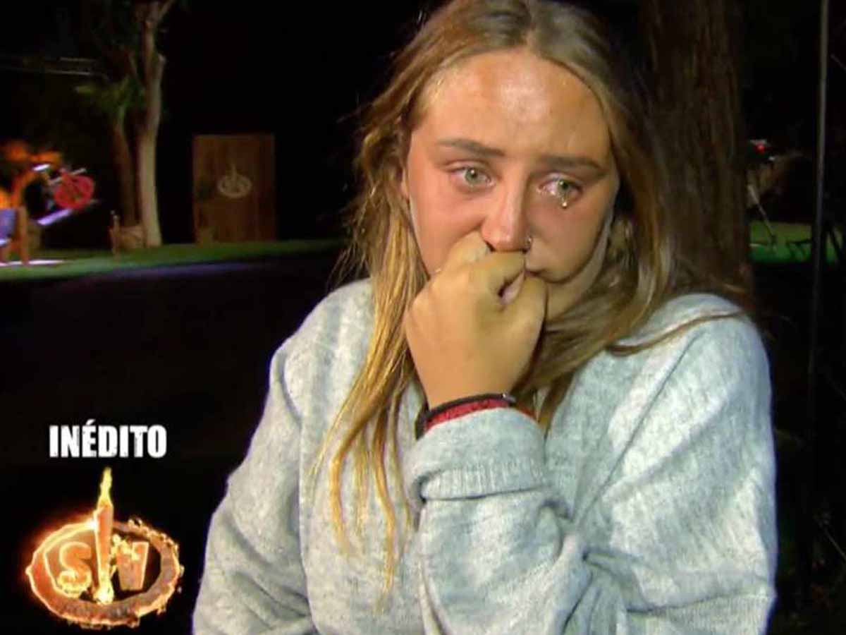 Rocío Flores en una de sus últimas imágenes en 'Supervivientes'/ Mediaset