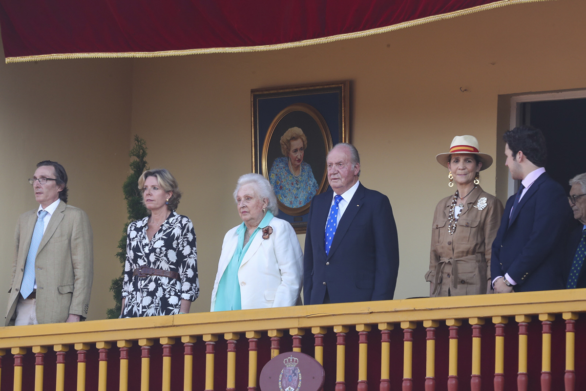 El Rey Juan Carlos en su último acto como monarca el pasado 2 de junio de 2019 / GTRES