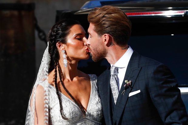 Sergio Ramos y Pilar Rubio