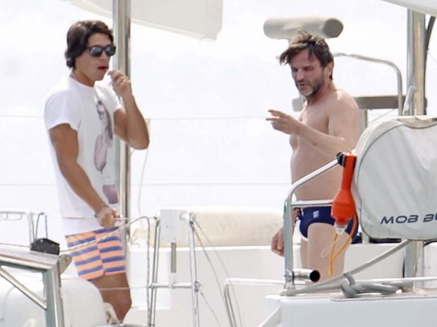 Pablo Castellano y Fernando Tejero durante una escapada a Ibiza / GTRES
