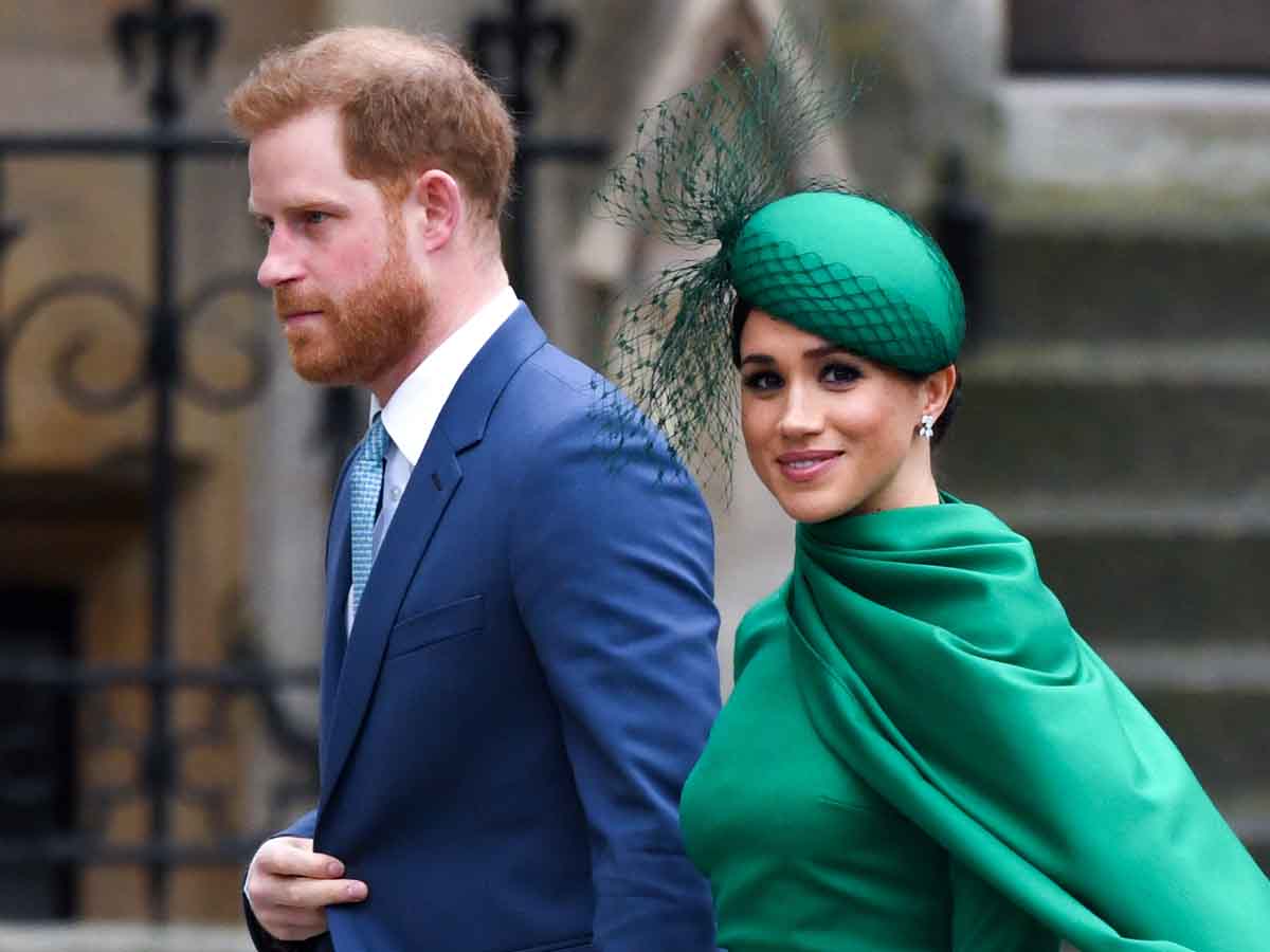 Meghan Markle y Harry en su último acto como duques de Sussex / GTRES