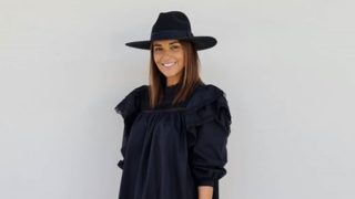 Paula Echevarría triunfa con un vestido negro de Bershka que puedes casi tener