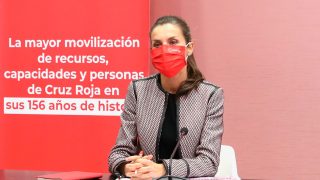 Doña Letizia preside la reunión de trabajo con Cruz Roja España/Casa de S.M. el Rey