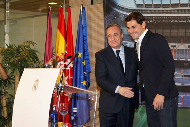 Iker Casillas, Florentino Pérez