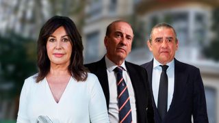 Carmen Martínez-Bordiú, Jaime Martínez-Bordiú y Francis Franco