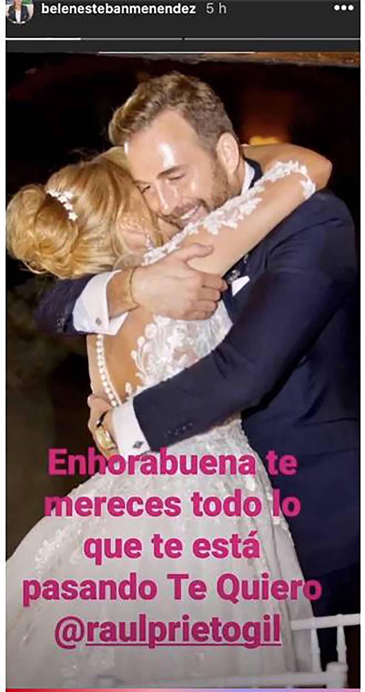 Belén Esteban no ha dudado en felicitar a su amigo por su nuevo éxito profesional / Instagram