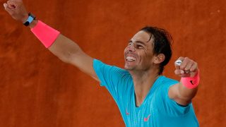 Rafa Nadal, cuando se proclamó ganador de Roland Garros / Gtres