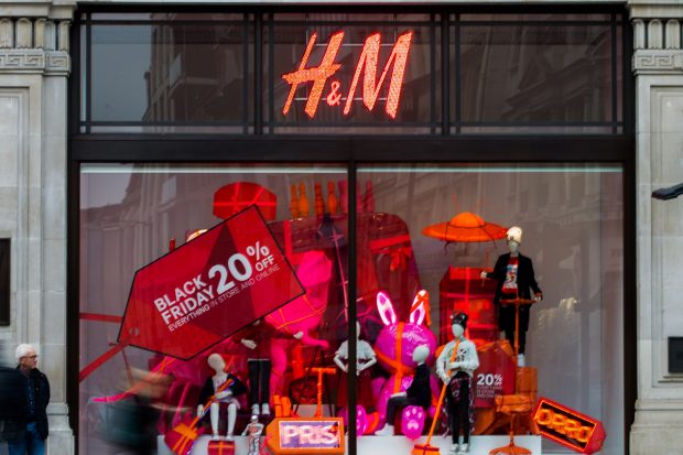 H&M en pleno 'Black friday'./Gtres