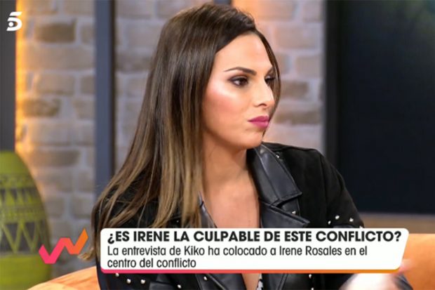 Irene Rosales en 'Viva la vida'./Telecinco