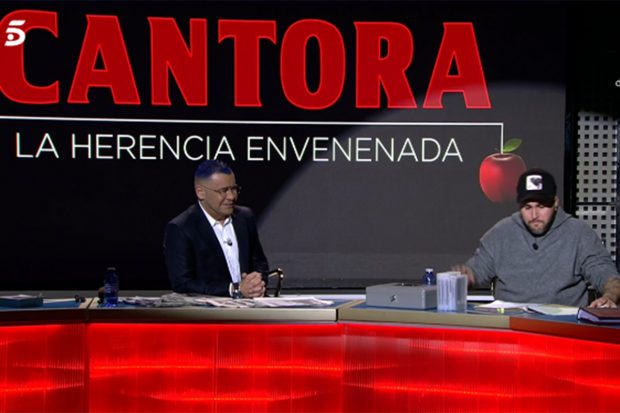 Jorge Javier y Kiko Rivera en el especial 'Cantora: la herencia envenenada'./Telecinco
