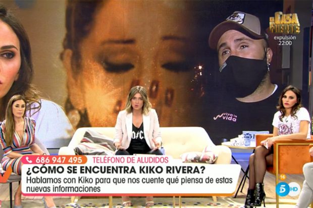 Irene Rosales rompe a llorar en 'Viva la vida'./Telecinco