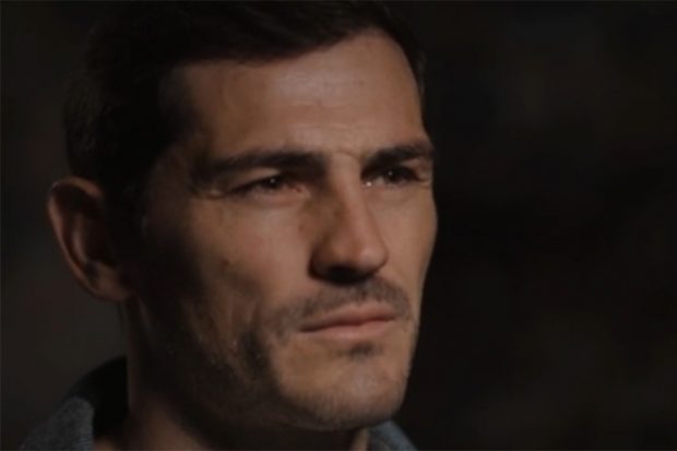 Iker Casillas en el documental 'Colgar las alas' de Movistar./Movistar