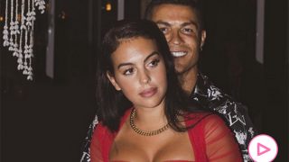 Georgina Rodríguez y Cristiano Ronaldo./Instagram @georginagio