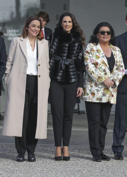 Toñi Moreno, Nuria Fergó y María del Monte en una imagen de archivo./Gtres