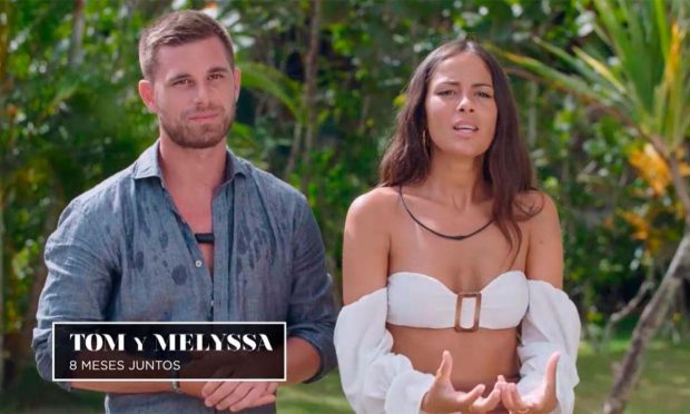 Tom y Melyssa, la pareja estrella de 'La Isla de las Tentaciones 2'/Mediaset