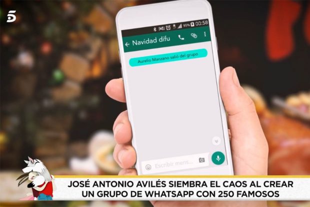 Grupo de Whatsapp creado por Avilés./'Socialité'