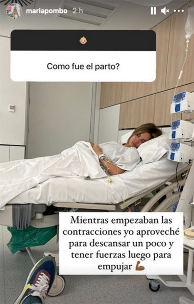 María Pombo revela cómo vivió su parto./Instagram @mariapombo