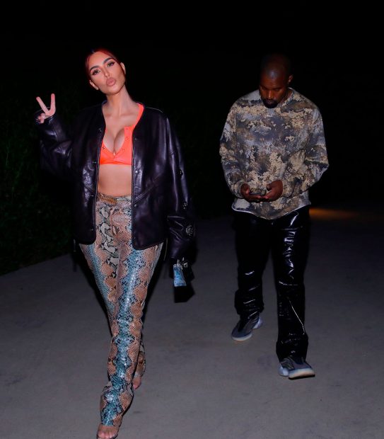 Kim Kardashian y Kanye West / Gtres