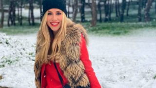 Marta Sánchez disfrutando de la nieve en Madrid/@martisimasanchez