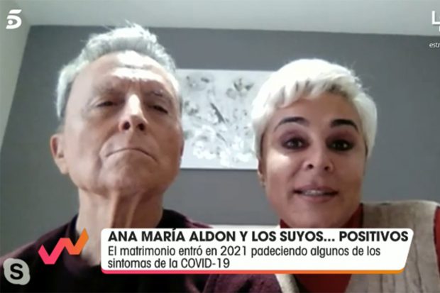 Ana María Aldón y José Ortega Cano en 'Viva la vida'./'Viva la vida'