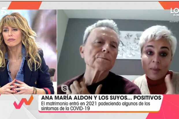 Ana María Aldón y José Ortega Cano en 'Viva la vida'./'Viva la vida'