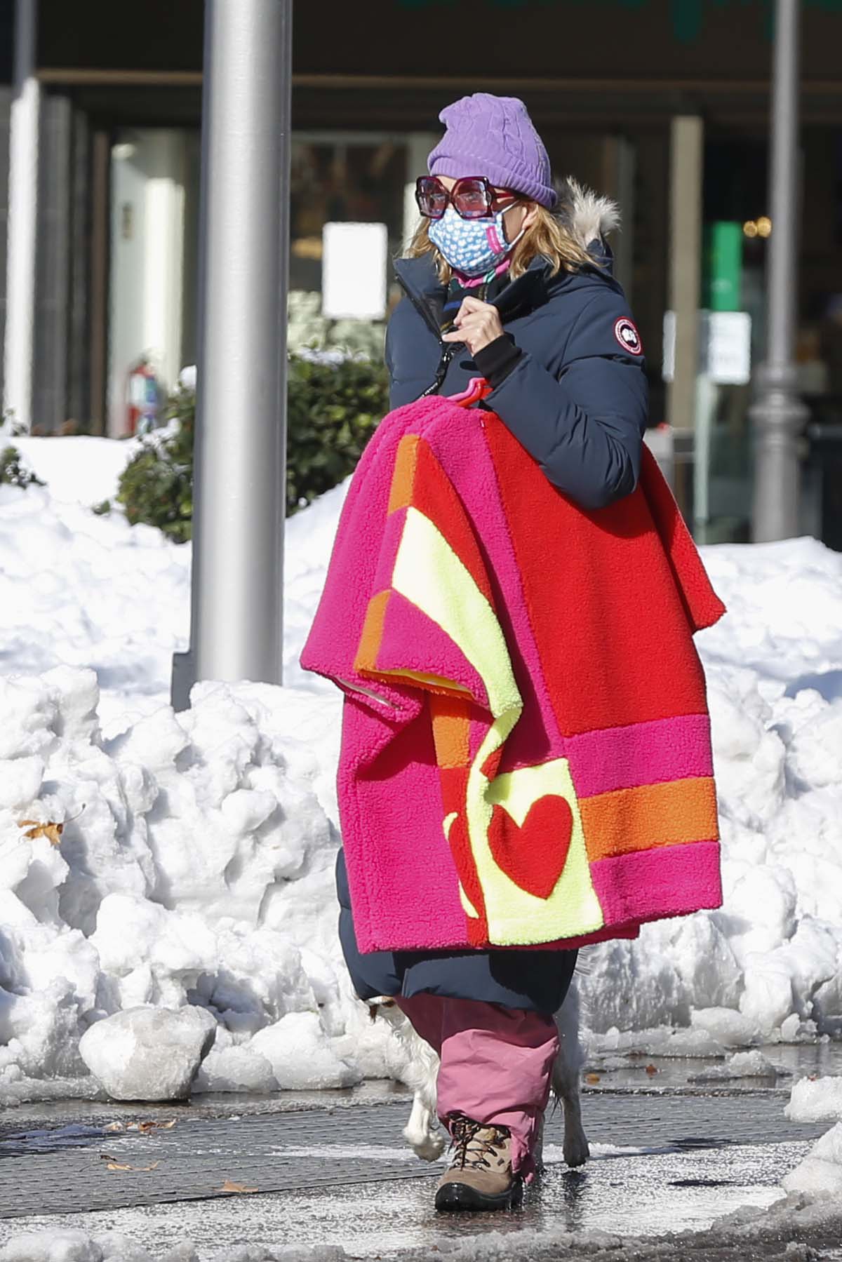 Ágatha Ruiz de la Prada tras la borrasca Filomena: 