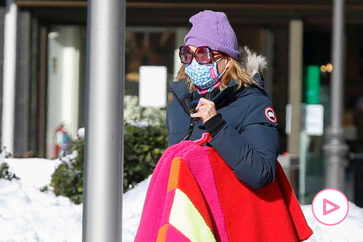 Ágatha Ruiz de la Prada tras la borrasca Filomena: 