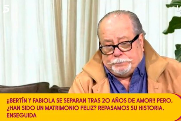 Arévalo es optimista de cara a una posible reconciliación entre Fabiola y Bertín / Telecinco