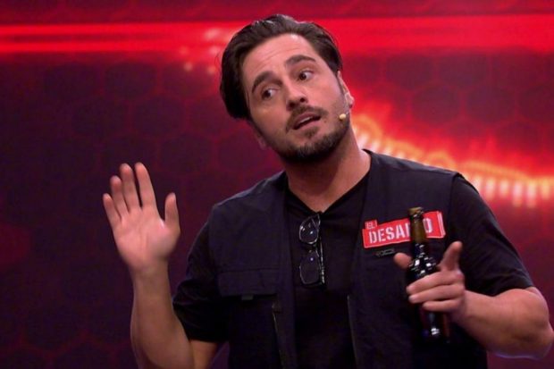 David Bustamante muestra su enfado en 'El desafío'./Antena 3