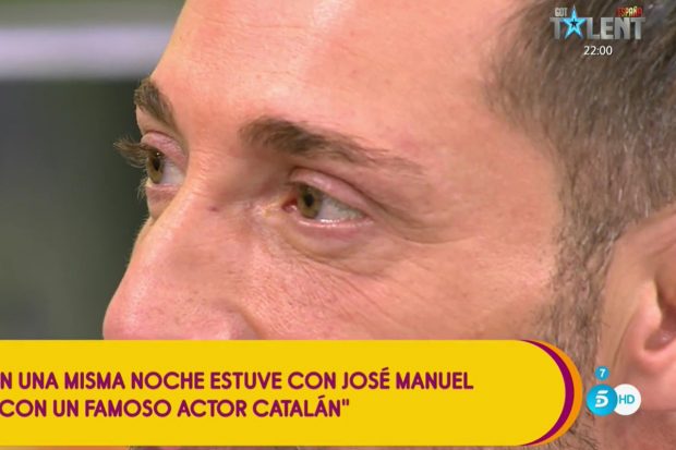 El presentador de 'Sálvame' ha sido quien se ha dado cuenta de que Antonio David se ha hecho un retoque estético./'Sálvame'