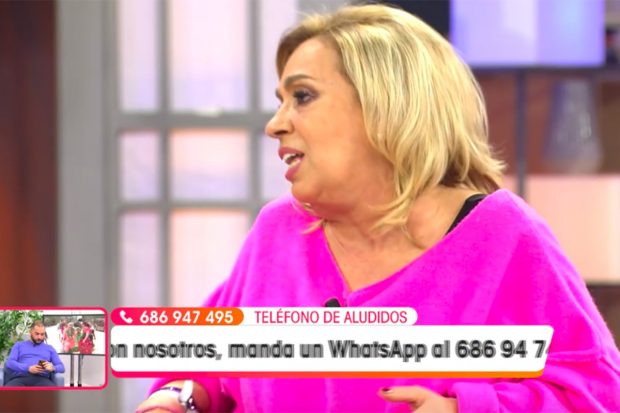 Carmen Borrego en 'Viva la vida'./Telecinco