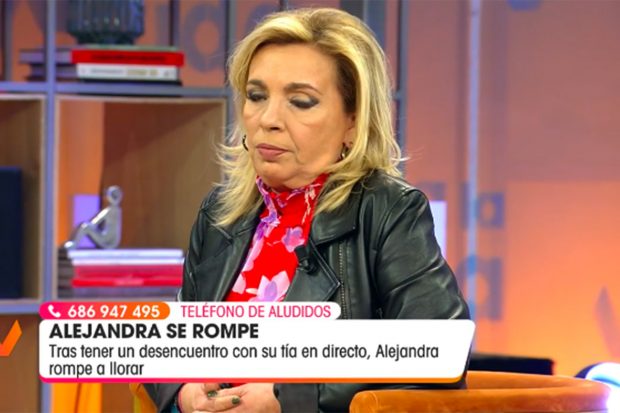 Carmen Borrego en 'Viva la vida'./Telecinco